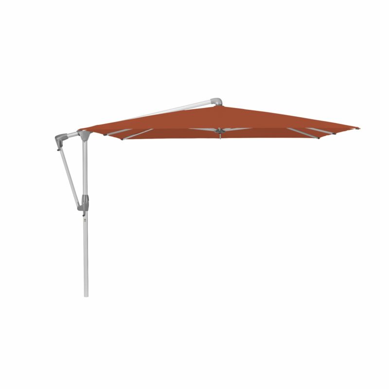 Glatz "SUNWING® Casa", Sonnenschirm, Gestell Aluminium natureloxiert, eckig, Dessin 513 - Outback (© by GLATZ AG, Schweiz)