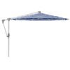 Glatz "SUNWING® Casa", Sonnenschirm, Gestell Aluminium natureloxiert, rund, Dessin 602 - Blue Stripe (© by GLATZ AG, Schweiz)