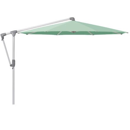Glatz "SUNWING® Casa", Sonnenschirm, Gestell Aluminium natureloxiert, rund, Dessin 581 - Jade (© by GLATZ AG, Schweiz)