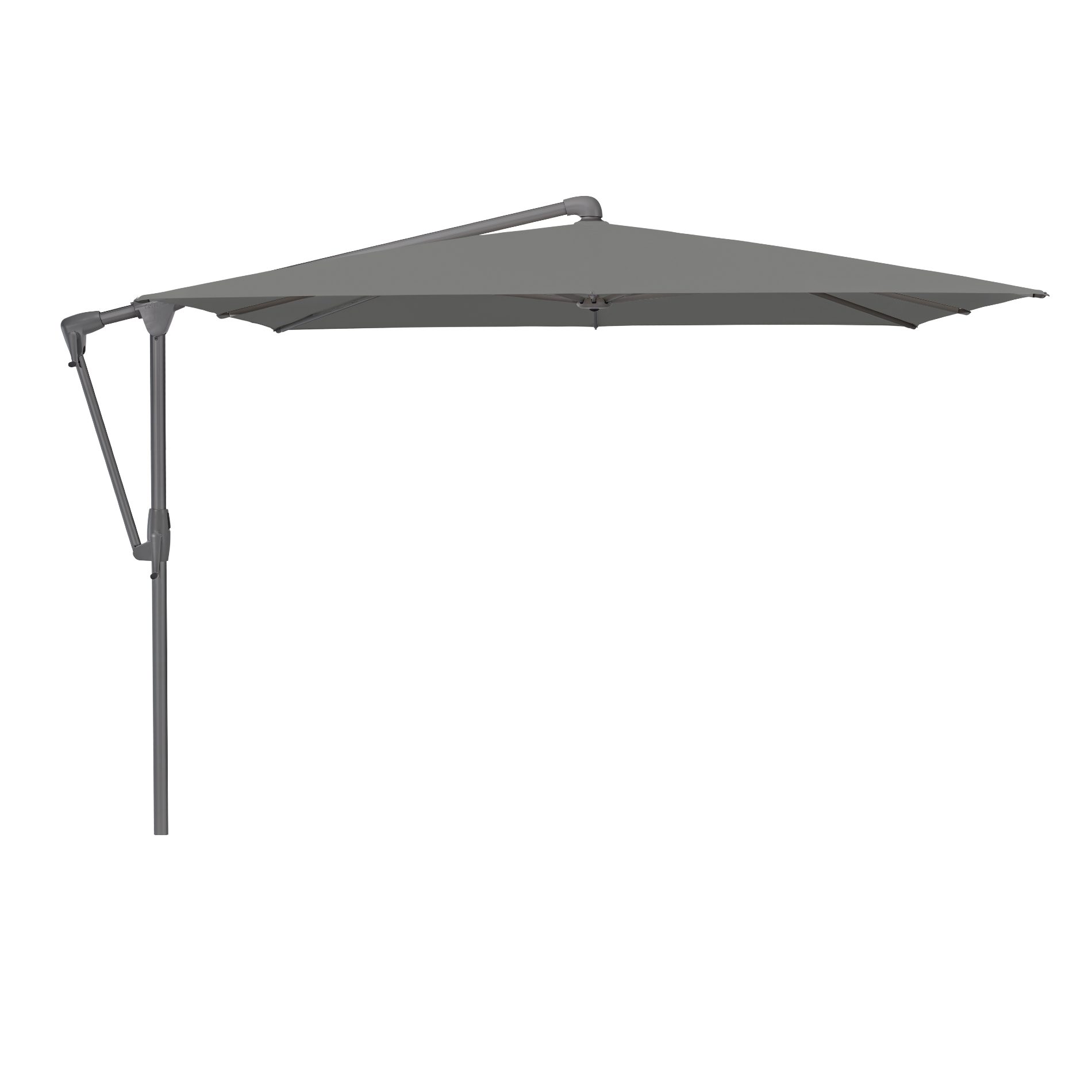 Doppelseitiger Terrassenschirm 4,5x2,7 M Mit Sockel | UV-beständig, Wasserdicht, Mit Kurbel – Für Garten, Pool & Café