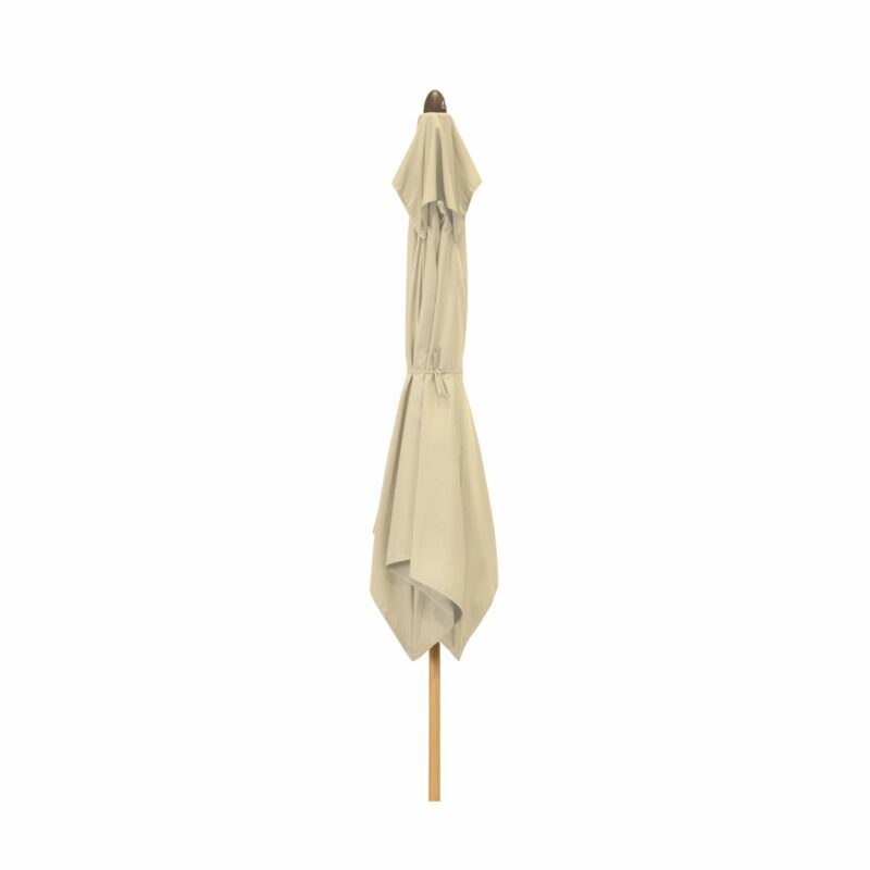 Doppler "Act Wood" Mittelstockschirm 250x200 cm, Farbe Anthrazit