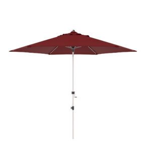 Doppler "Expert Auto Tilt" Kurbelschirm mit Höhenverstellung, rund, Farbe 833 Bordeaux