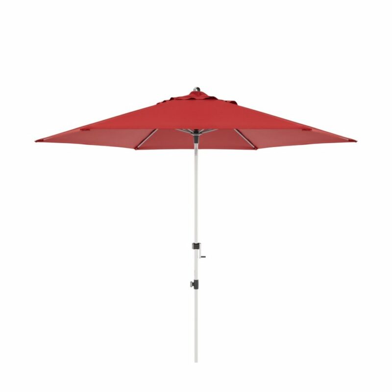 Doppler "Expert Auto Tilt" Kurbelschirm mit Höhenverstellung, rund, Farbe 833 Bordeaux