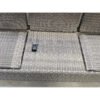 Ploß "Rocking Comfort" 3-Sitzer Loungesofa, Gestell Aluminium, Geflecht Polyrattan grau-braun meliert, Detail Verstellmechanismus