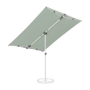 SUNCOMFORT® by GLATZ "Flex-Roof", Sonnenschirm, Dessin 023 - Frost Green