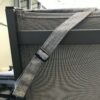 Stern Auflage für Hochlehner, 100% Polyacryl, seidengrau, mit verstellbaren Haltebändern