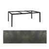 Jati&Kebon Gartentisch “Lugo“, Gestell Aluminium eisengrau, Tischplatte HPL Granit dunkelgrau, 220x100 cm