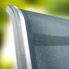 Stapelsessel "Calvi" von Sieger, Gestell Aluminium graphit, Textilgewebe grau