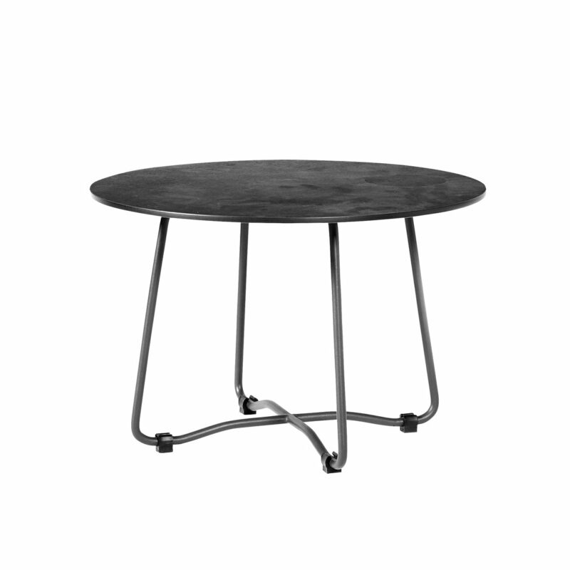 Diamond Garden "Bristol" Loungetisch klein, Gestell Edelstahl dunkelgrau, Tischplatte HPL Granit dunkel