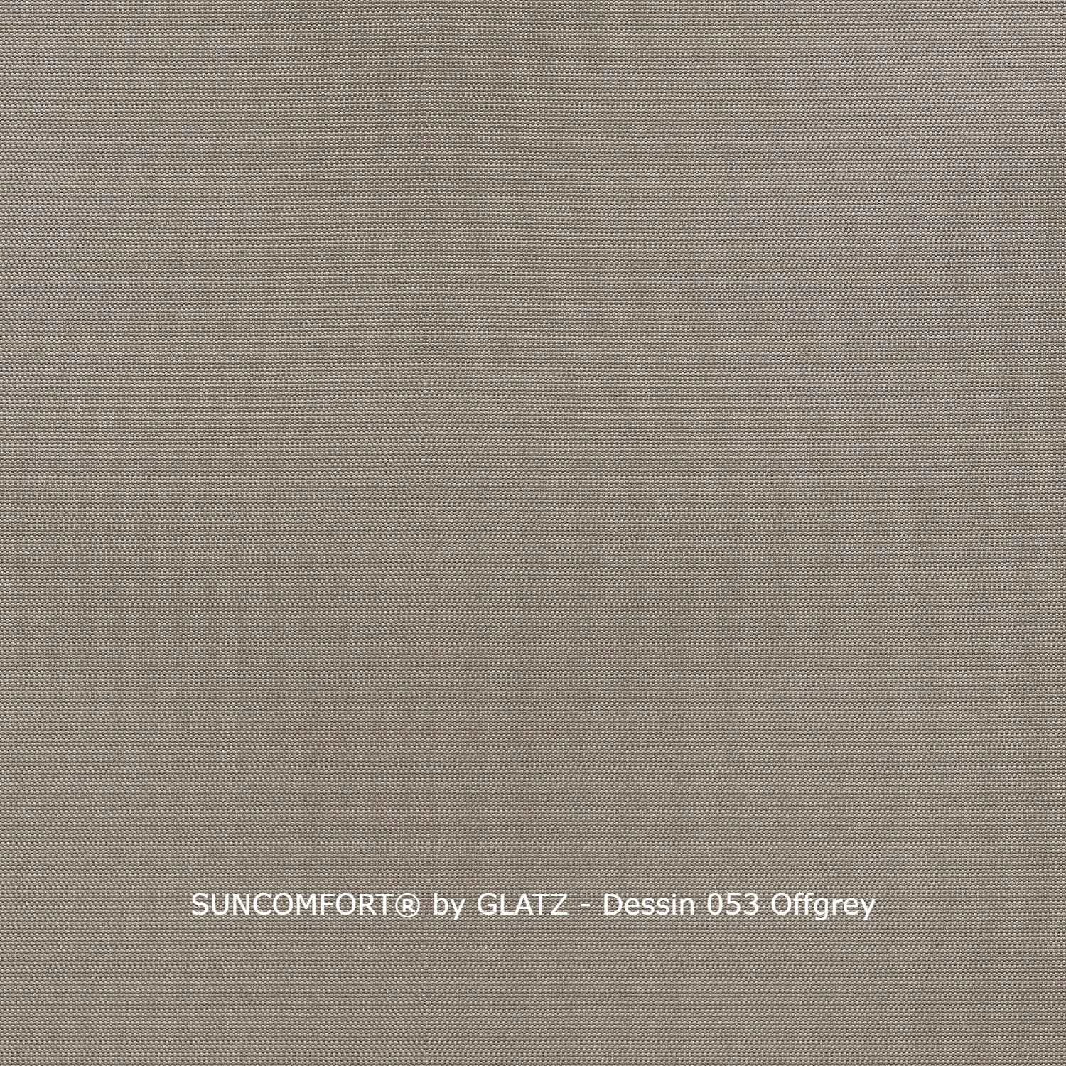 SUNCOMFORT® by GLATZ Stoffmuster Dessin 053 Offgrey