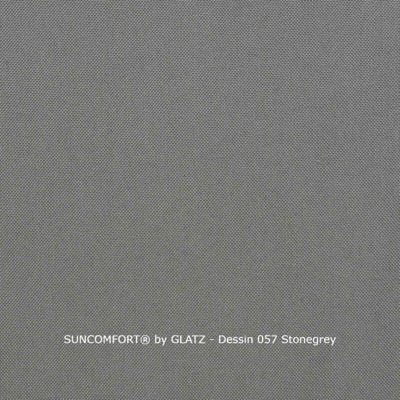 SUNCOMFORT® by GLATZ Stoffmuster Dessin 057 Stonegrey