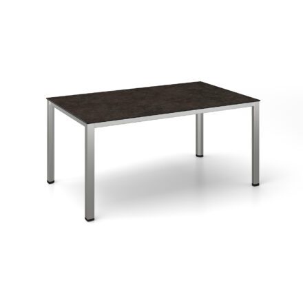 Kettler "Cubic" Gartentisch, Gestell Edelstahl, Tischplatte Keramik anthrazit, 160x95 cm