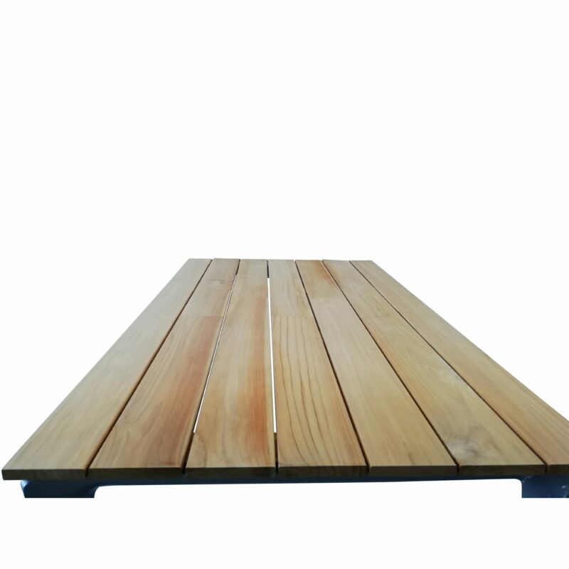 Kettler Tischsystem Gartentisch, Tischplatte Teakholz breite Leisten