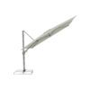 SUNCOMFORT® by GLATZ, Sonnenschirm "Sunflex", Gestellfarbe Texture silver, 300 x 300 cm, Dessin 013 - Light Grey