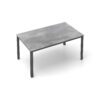 Kettler "Cubic" Gartentisch, Gestell Aluminium anthrazit, Tischplatte HPL silber-grau, 160x95 cm