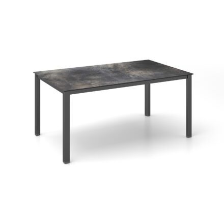 Kettler "Cubic" Gartentisch, Gestell Aluminium anthrazit, Tischplatte HPL Titanit anthrazit, 160x95 cm