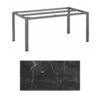 Kettler "Cubic" Tischgestell 180x95 cm, Aluminium anthrazit mit HPL-Platte Marmor grau