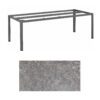 Kettler "Cubic" Tischgestell 220x95 cm, Aluminium anthrazit mit HPL-Platte Kalksandstein