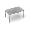 Kettler "Cubic" Gartentisch, Gestell Aluminium silber, Tischplatte HPL silber-grau, 160x95 cm