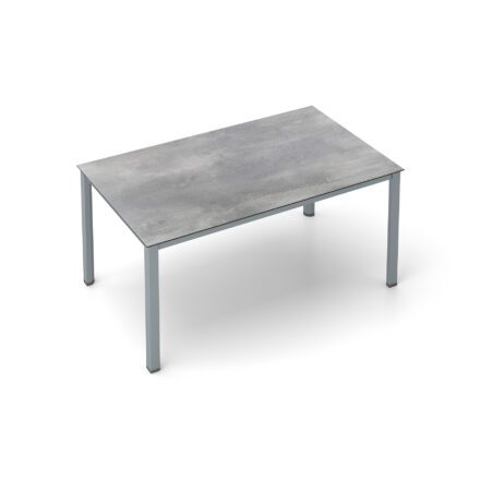 Kettler "Cubic" Gartentisch, Gestell Aluminium silber, Tischplatte HPL silber-grau, 160x95 cm