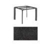 Kettler "Diamond" Tischsystem Gartentisch, Gestell Aluminium anthrazit, Tischplatte HPL Stahl, 95x95 cm