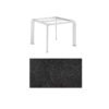 Kettler "Diamond" Tischsystem Gartentisch, Gestell Aluminium silber, Tischplatte HPL Stahl, 95x95 cm
