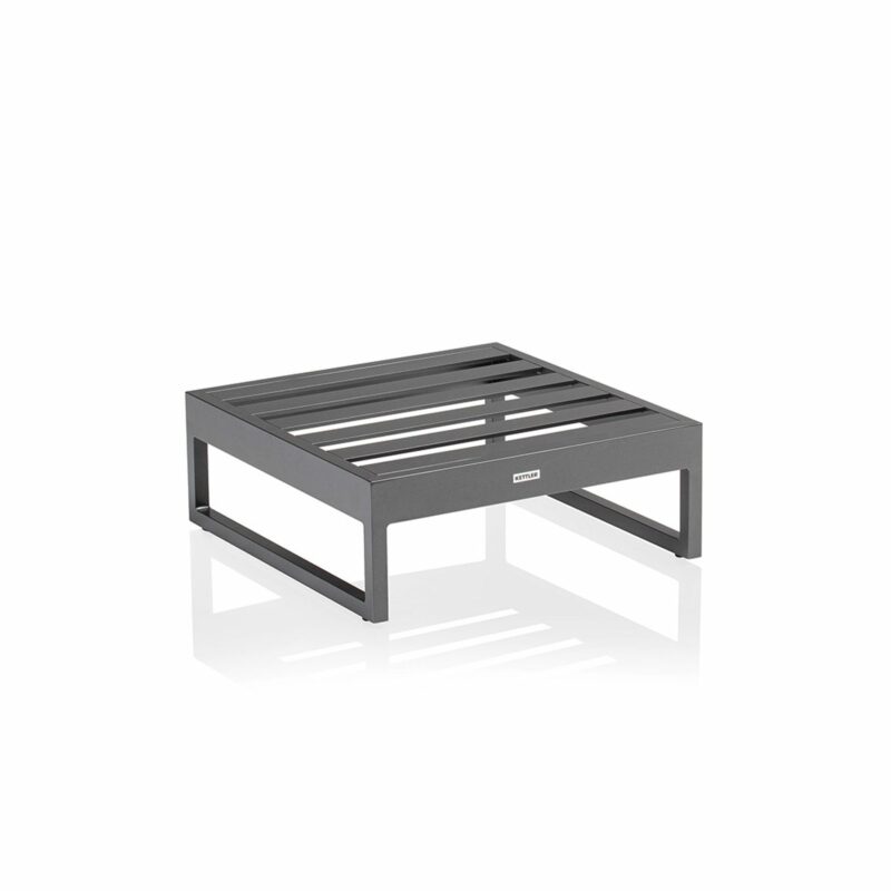 Kettler "Ocean Skid Platform" Loungehocker, Alu anthrazit