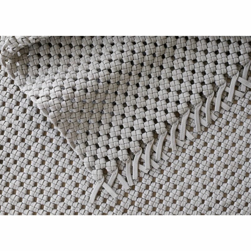 Cane-line "Clover" Outdoor-Teppich 240x170 cm, Polypropylen sand, Detail Gewebestruktur