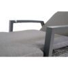 Lesli Living "Prato Forte" Sonnenliege, Untergestell Aluminium charcoal, Geflecht Polyratten grau-anthrazit meliert, Auflage Olefin anthrazit, Detail Armlehnen