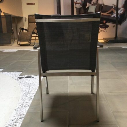 Stern "New Top" Stapelsessel, Edelstahl, Textilen Karbon - Ausstellung