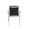 Kettler Tampa Stapelsessel, Aluminium silber, Bespannung Twitchell charcoal