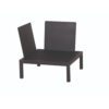 Siena Garden "Alvida" Lounge Eckteil, Gestell Aluminium matt anthrazit, Sitzflächenbasis Ranotex®-Gewebe, schwarz