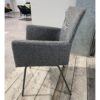 Stern "Artus Vip" Dining-Sessel, Edelstahl anthrazit, Outdoorstoff anthrazit - Ausstellung Stockach