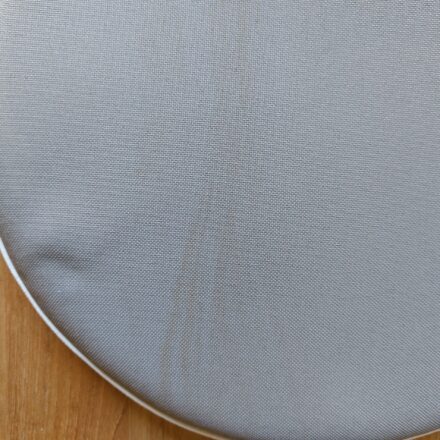 Zebra "Trix" Sitzkissen, taupe, Ausstellung Karlsruhe