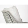 4Seasons Outdoor "Sempre" Loungesessel, Edelstahl anthrazit, Rope silver grey