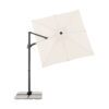 Derby "DX" Ampelschirm, quadratisch, 210x210 cm, Farbe 820 Natur