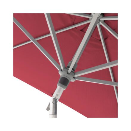 Doppler "Act Auto Tilt" Kurbelschirm, 240x240 cm, Farbe 809 Rot (Weinrot)