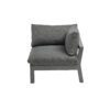 Kettler Comfort Eckteil, Alu anthrazit matt, Outdoorbezug graphit