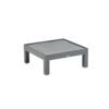 Kettler Comfort Loungehocker, Alu anthrazit matt, Outdoorbezug graphit