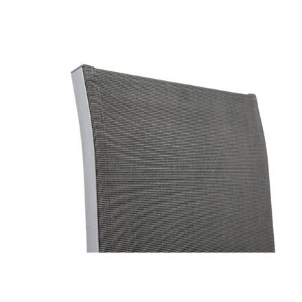 Kettler Diamond Klappsessel, Aluminium anthrazit, Bezug Twitchell charcoal, Armlehnen Teak