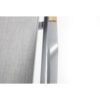 Kettler Diamond Stapelliege, Alu silber, Textilene hellgrau, Armlehnen Teak