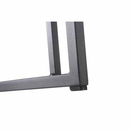 Siena Garden "Ramo" Beistelltisch, Gestell und Tischplatte Aluminium anthrazit matt, 33,5x40 cm, Höhe 50 cm