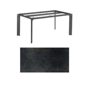 Kettler "Diamond" Tischsystem Gartentisch, Gestell Aluminium anthrazit, Tischplatte HPL Titanit anthrazit, 180x95 cm