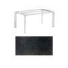 Kettler "Diamond" Tischsystem Gartentisch, Gestell Aluminium silber, Tischplatte HPL Titanit anthrazit, 180x95 cm