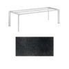 Kettler "Diamond" Tischsystem Gartentisch, Gestell Aluminium silber, Tischplatte HPL Titanit anthrazit, 220x95 cm