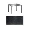 Kettler "Edge" Gartentisch, Gestell Aluminium anthrazit, Tischplatte HPL Titanit, 95x95 cm