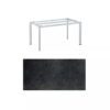 Kettler "Edge" Gartentisch, Gestell Aluminium silber, Tischplatte HPL Titanit, 140x70 cm