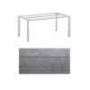 Kettler "Edge" Gartentisch, Gestell Aluminium silber, Tischplatte HPL Grau mit Fräsung, 160x95 cm