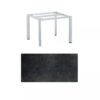 Kettler "Edge" Gartentisch, Gestell Aluminium silber, Tischplatte HPL Titanit, 95x95 cm