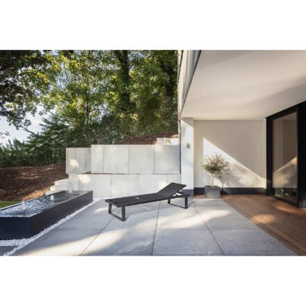 Kettler Rasmus Lounge/Liege, 3-sitzig, Alu anthrazit, Twitchell® charcoal